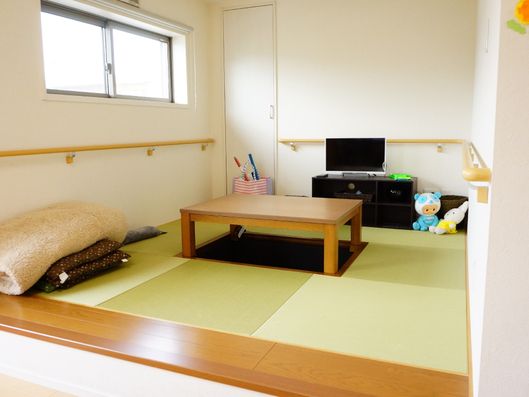 掘りごたつのある畳スペース
