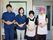 当施設で働いているスタッフの皆さん。男性と女性の介護スタッフが常に待機している。少人数制で介護を行っている。
