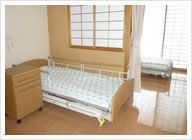 快適な個室の寝室