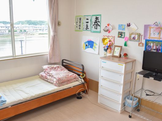 川が眺められるお部屋