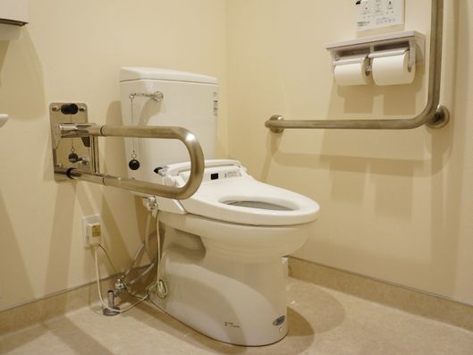 手すり付きトイレ