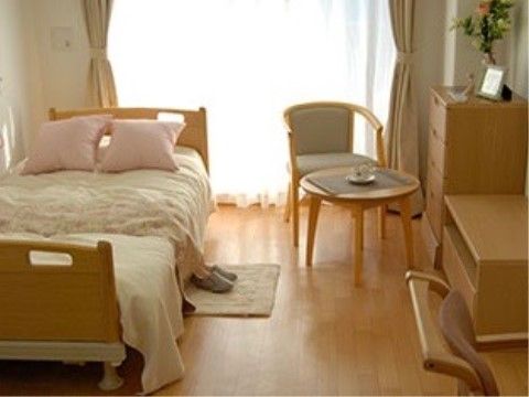 ベストライフ我孫子Ⅱの居室。1人部屋の洋室。