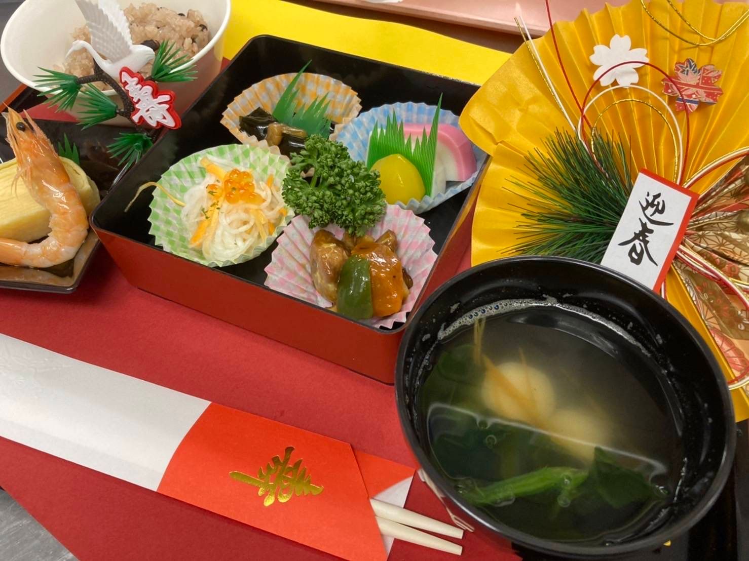 彩り豊かな祝い膳