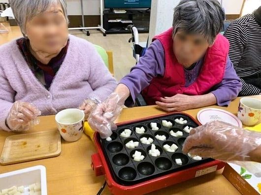 日常風景（おやつ作りレクリエーション）