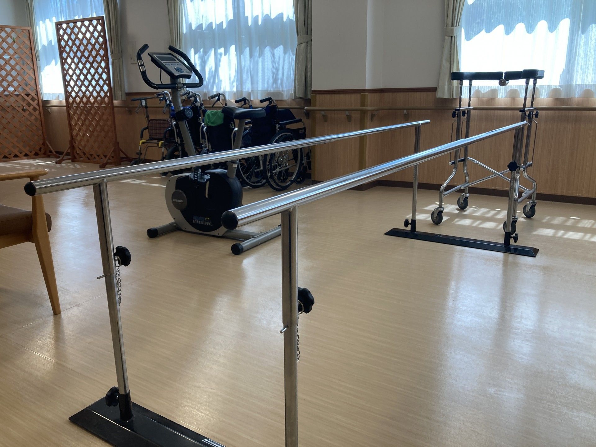 リハビリ用具のある部屋