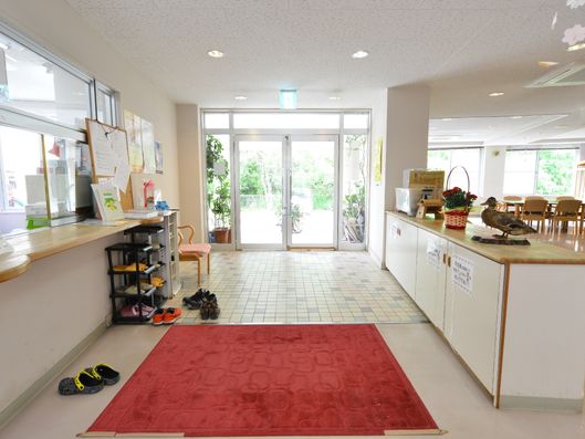 大きな玄関