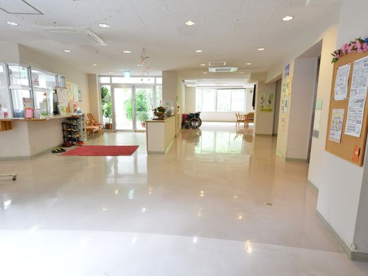 解放感のある入り口