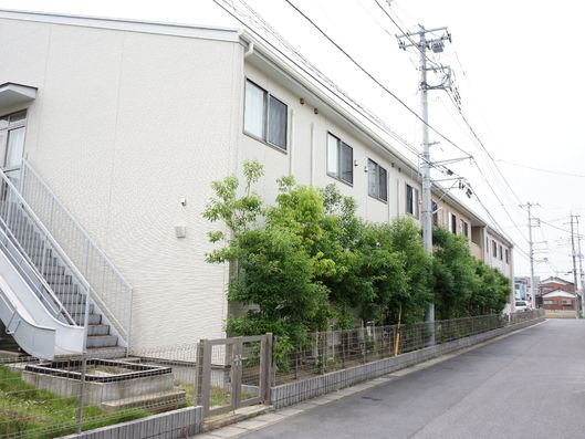 北西側の外観