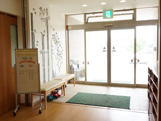 明るいエントランス