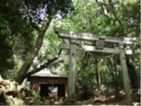 鳥居のある八社神社