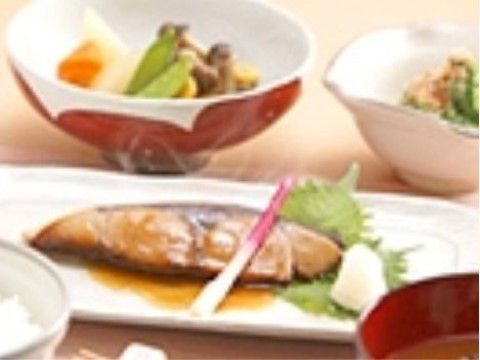 「ニチイホーム 草加」の食事。選べるメニュー。