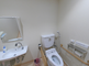 ゆったりとした快適なトイレ空間