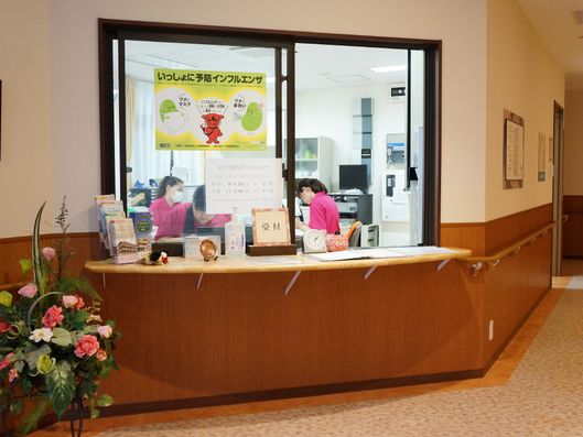 受付カウンター