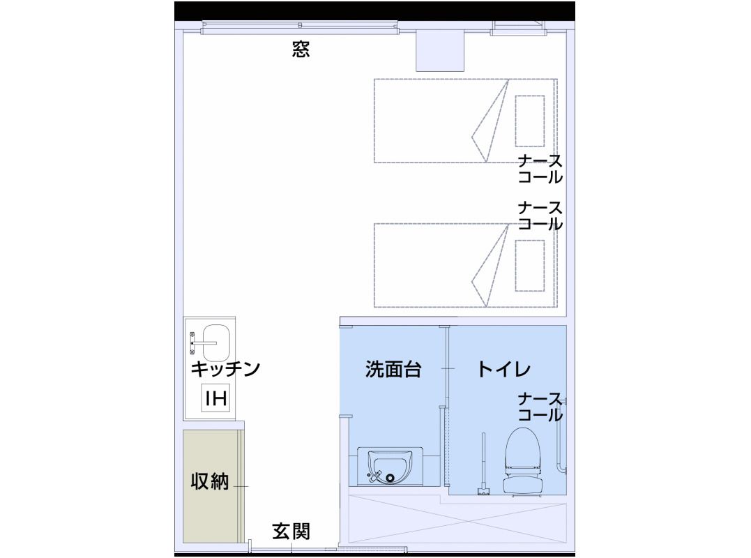 シュールメゾンポプラ神田の間取り2の間取り図