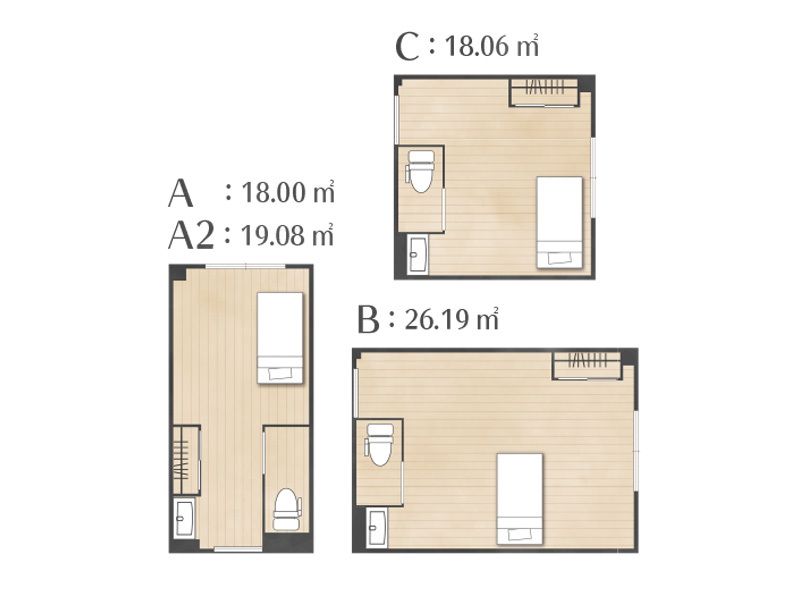 シュールメゾンポプラ三和町の間取りの間取り図