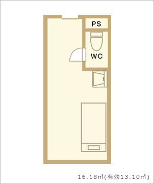 はーとらいふ茶屋町の間取りの間取り図