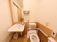 バリアフリーのトイレスペース
