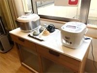 快適な食事準備スペース