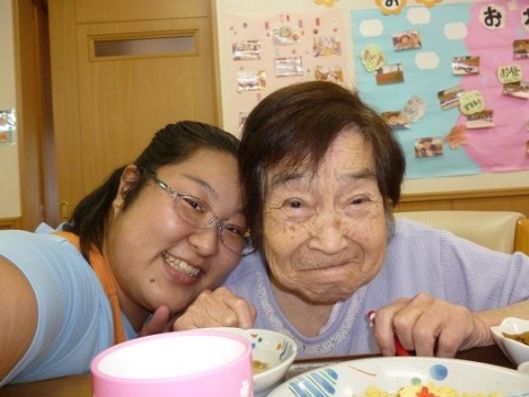 入居者様の笑顔