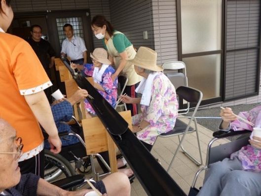 流しそうめん大会