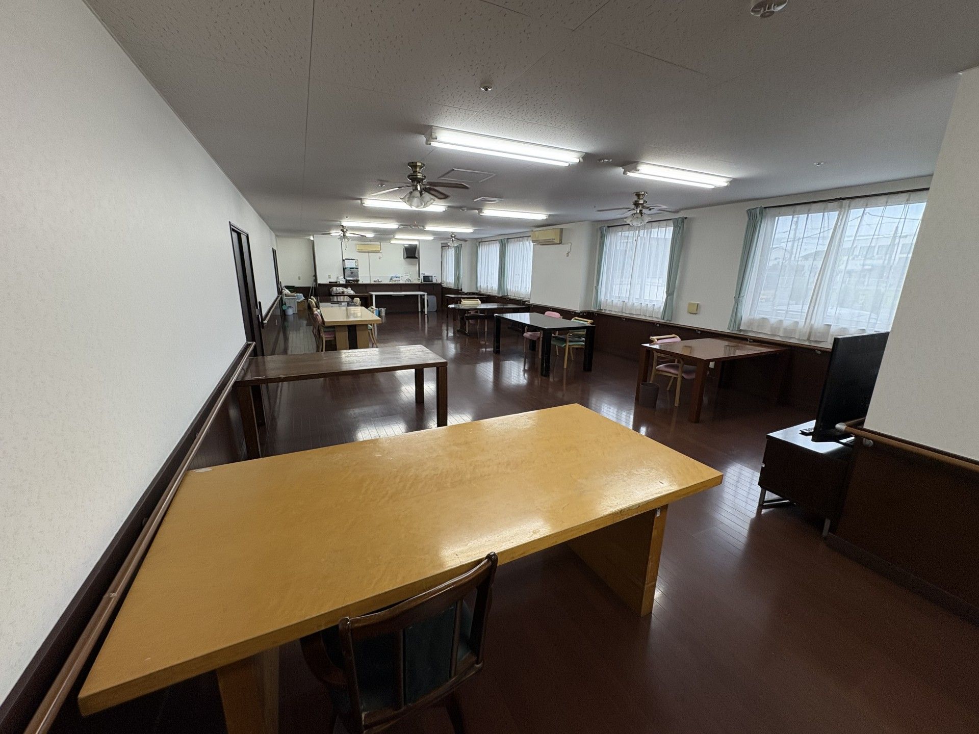 広い共有スペース