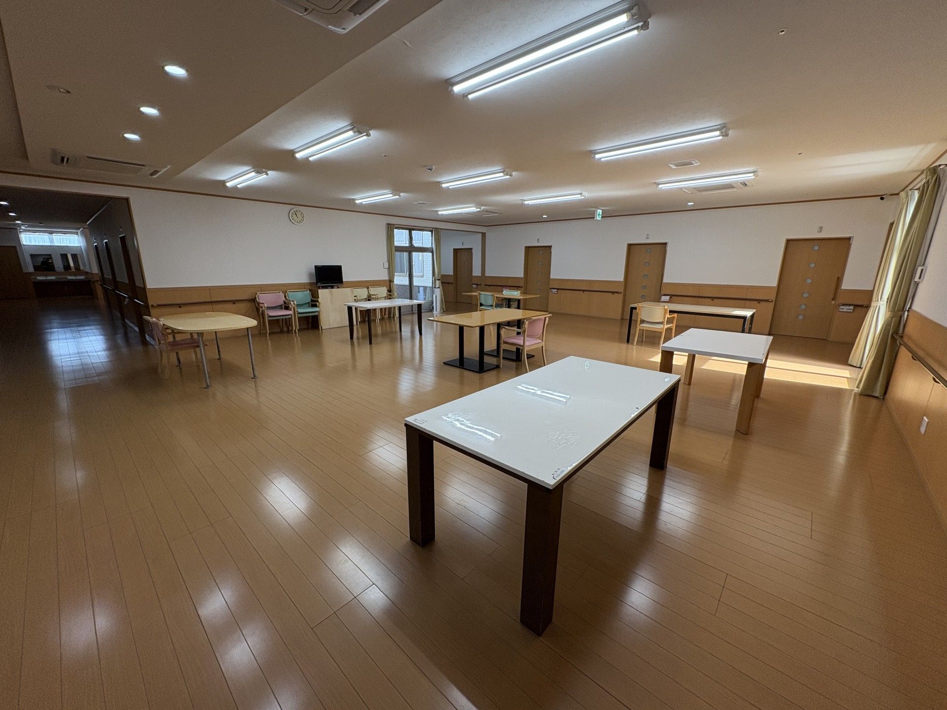 広々とした共有スペース