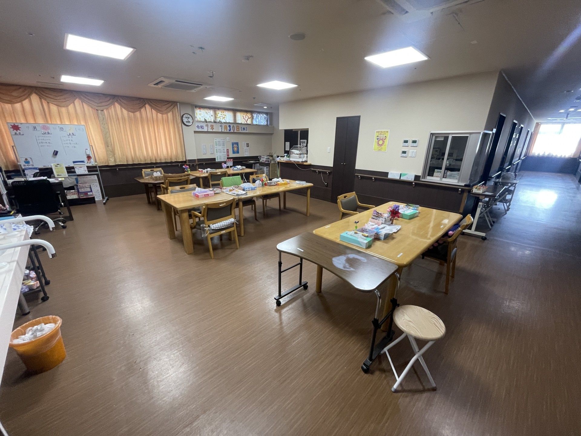 広い作業スペース