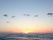 夕暮れどきの海