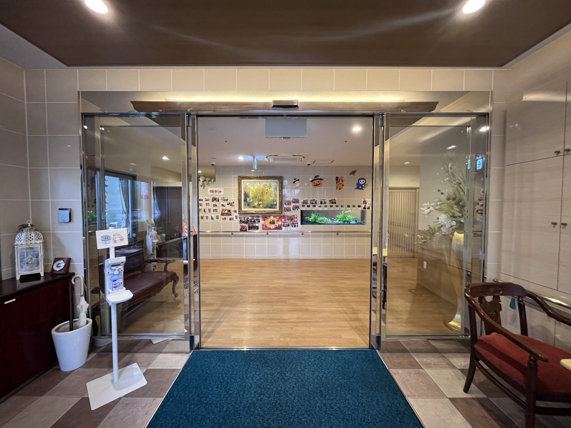 広々としたエントランス