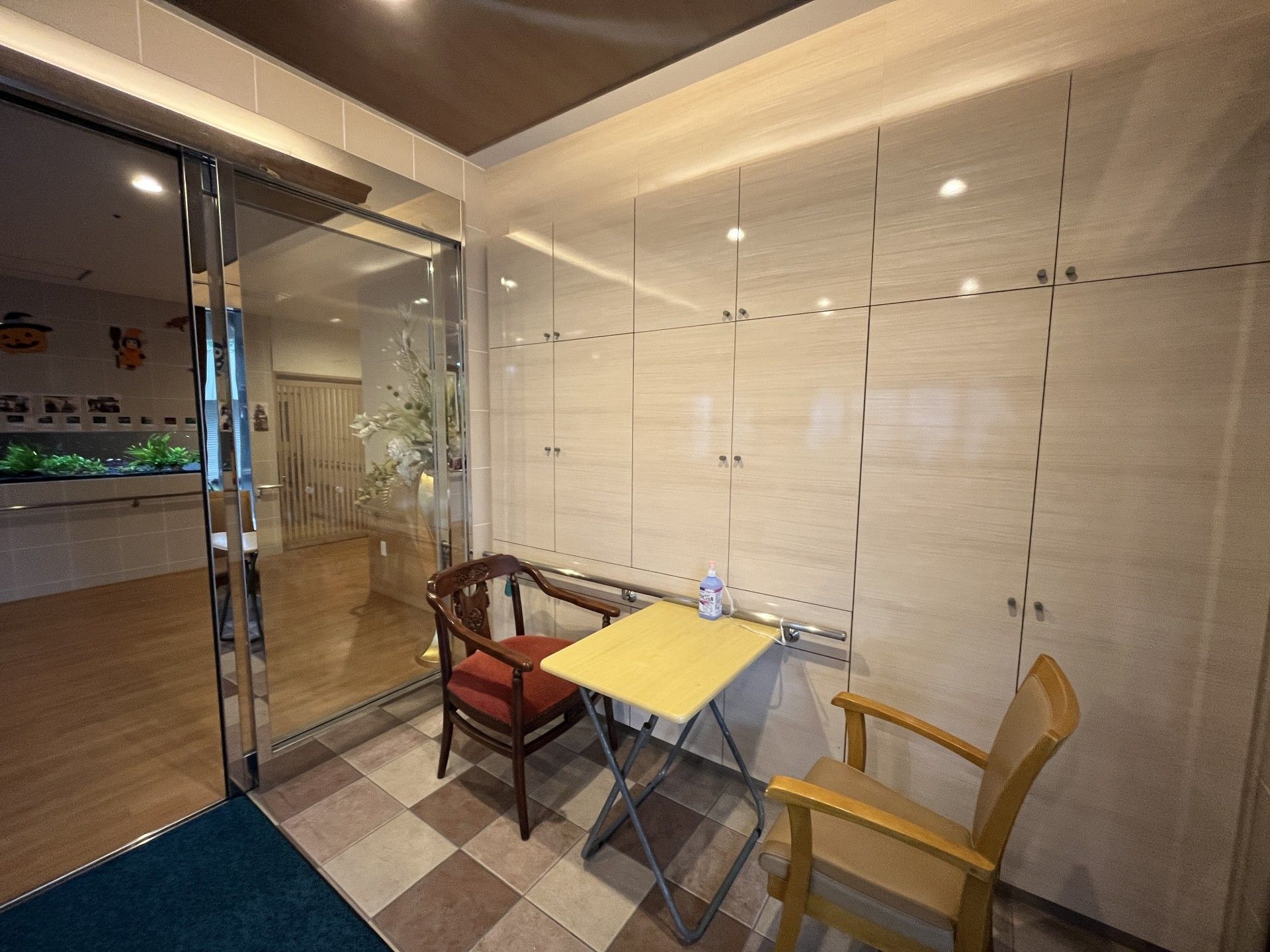 落ち着いた談話スペース