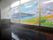 大浴場の壁は絵画が描かれており、銭湯のような雰囲気を楽しむことができる。上部に窓がついており換気も行える。