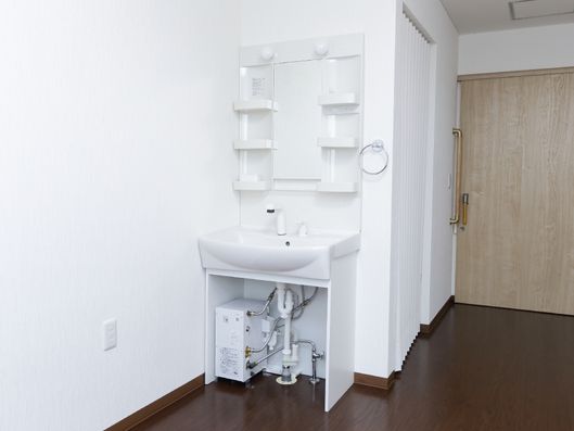 室内の洗面台