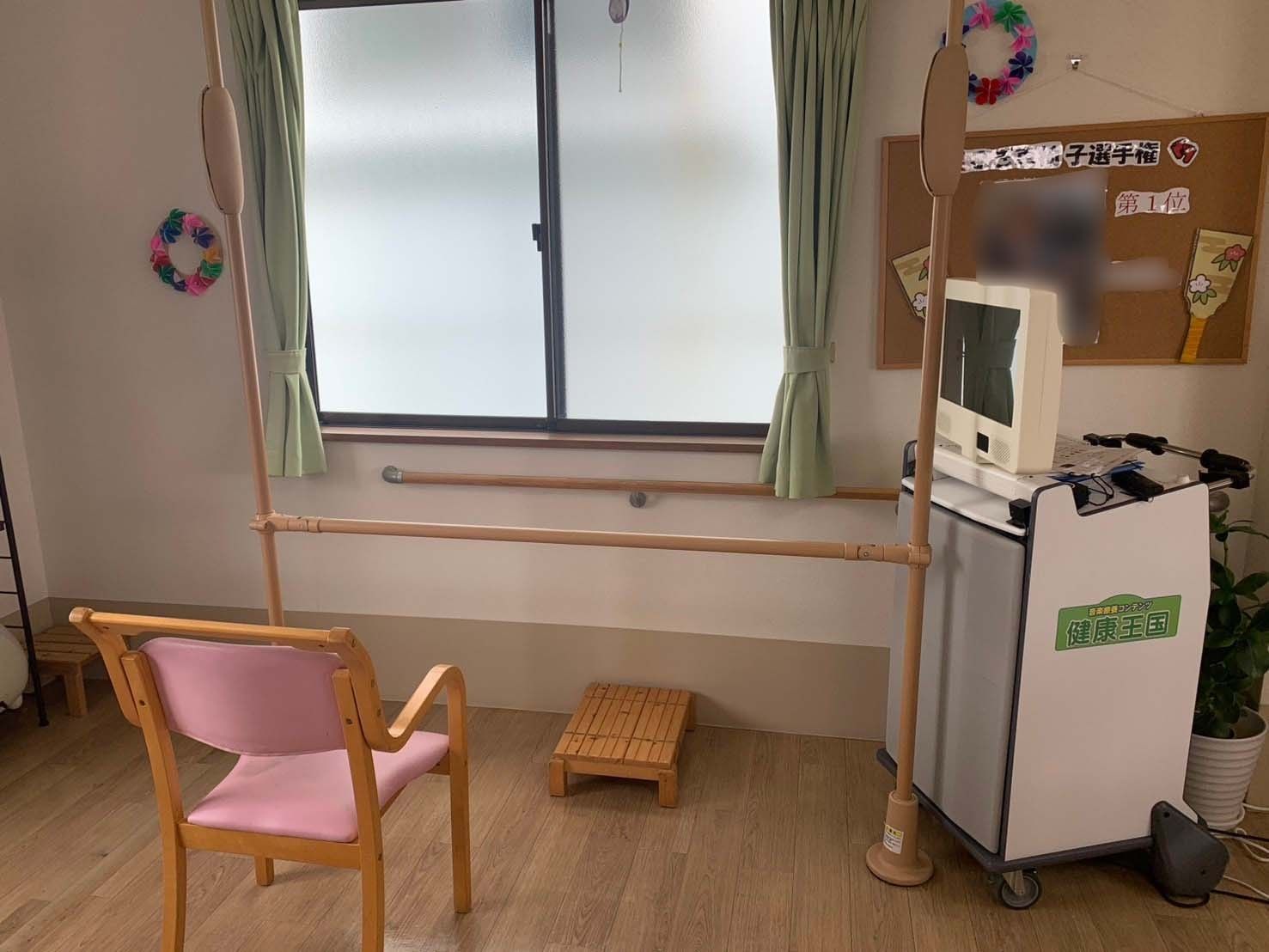リハビリ用具のある部屋