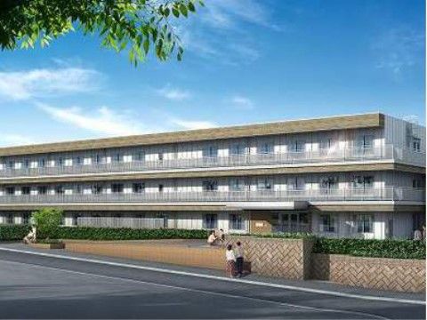 スタイリッシュなすっきりとした外観となっている。穏やかな環境の中で、ゆったりとした時間をお過ごしいただける。