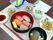 彩り豊かな食事の膳