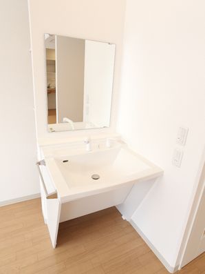 個室の洗面台