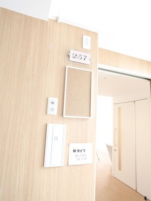 居室入口周辺の様子"