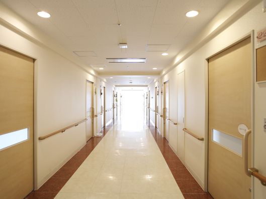 各居室のある廊下。