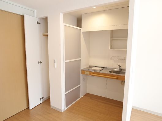 個室にあるキッチン