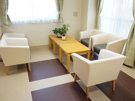 ゆったり寛げる共有スペース