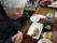 「はるすのお家蟹江」お食事風景。 栄養満点のお食事を食べる入居者様の風景。