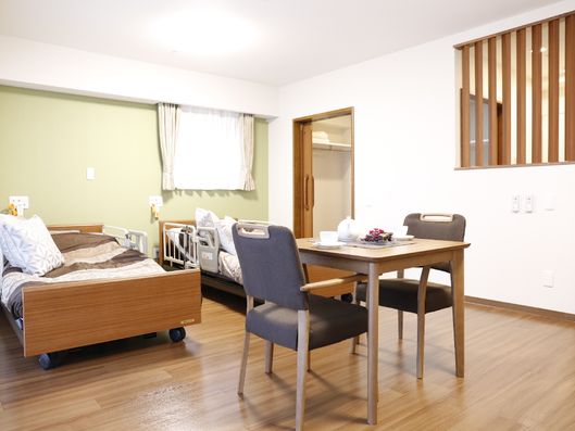 居室(夫婦入居可能部屋)・ベッド