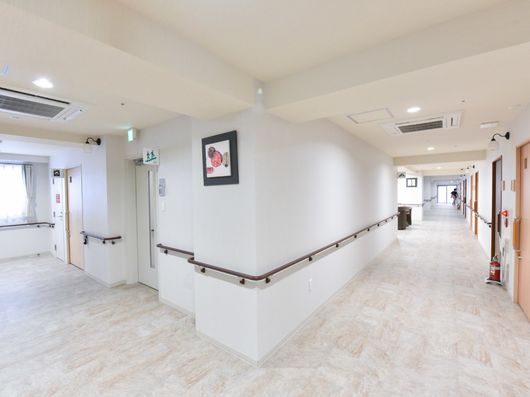 角から見た廊下