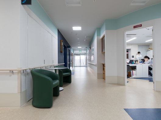 入り口付近から廊下