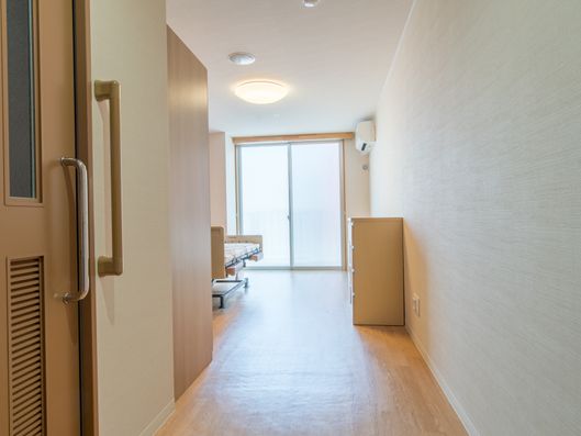 入り口から見た個室