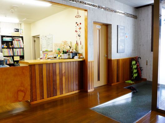 受付カウンター