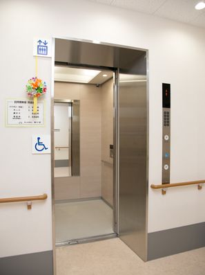 エレベーターの様子