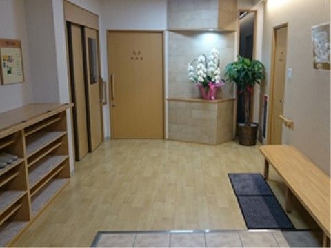 玄関が設置されている玄関