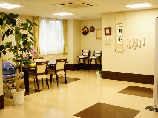 玄関横の憩いのスペース