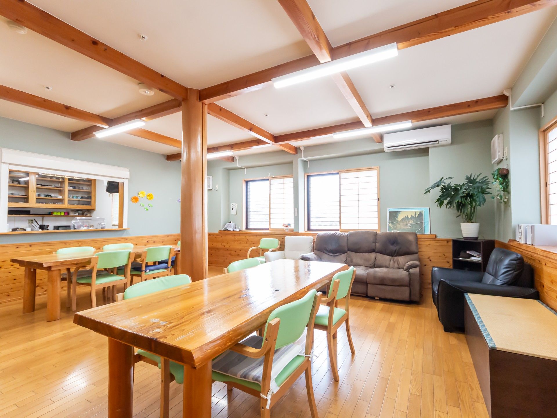 くつろぎの共有スペース